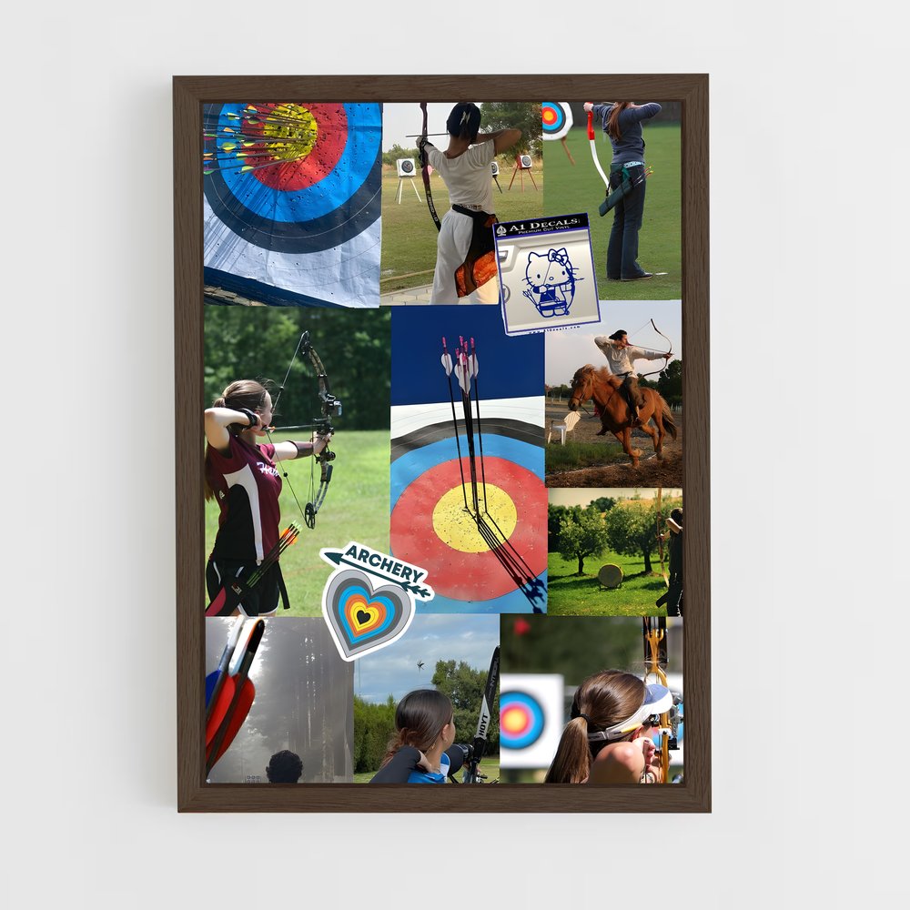 Poster European archery – affiche Tir à l’arc (vue 5)